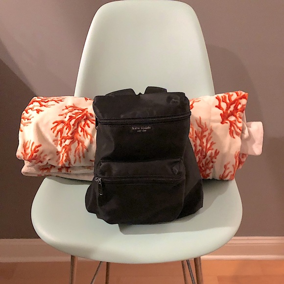kate spade Handbags - EUC Kate Spade Vintage Black Mini Nylon Backpack